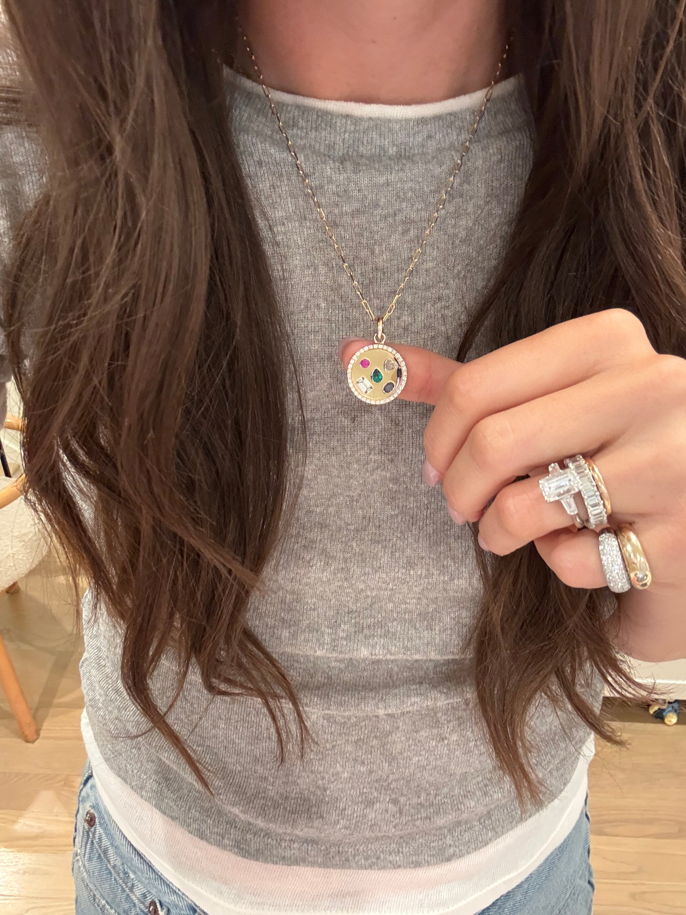Mini Paperclip Necklace