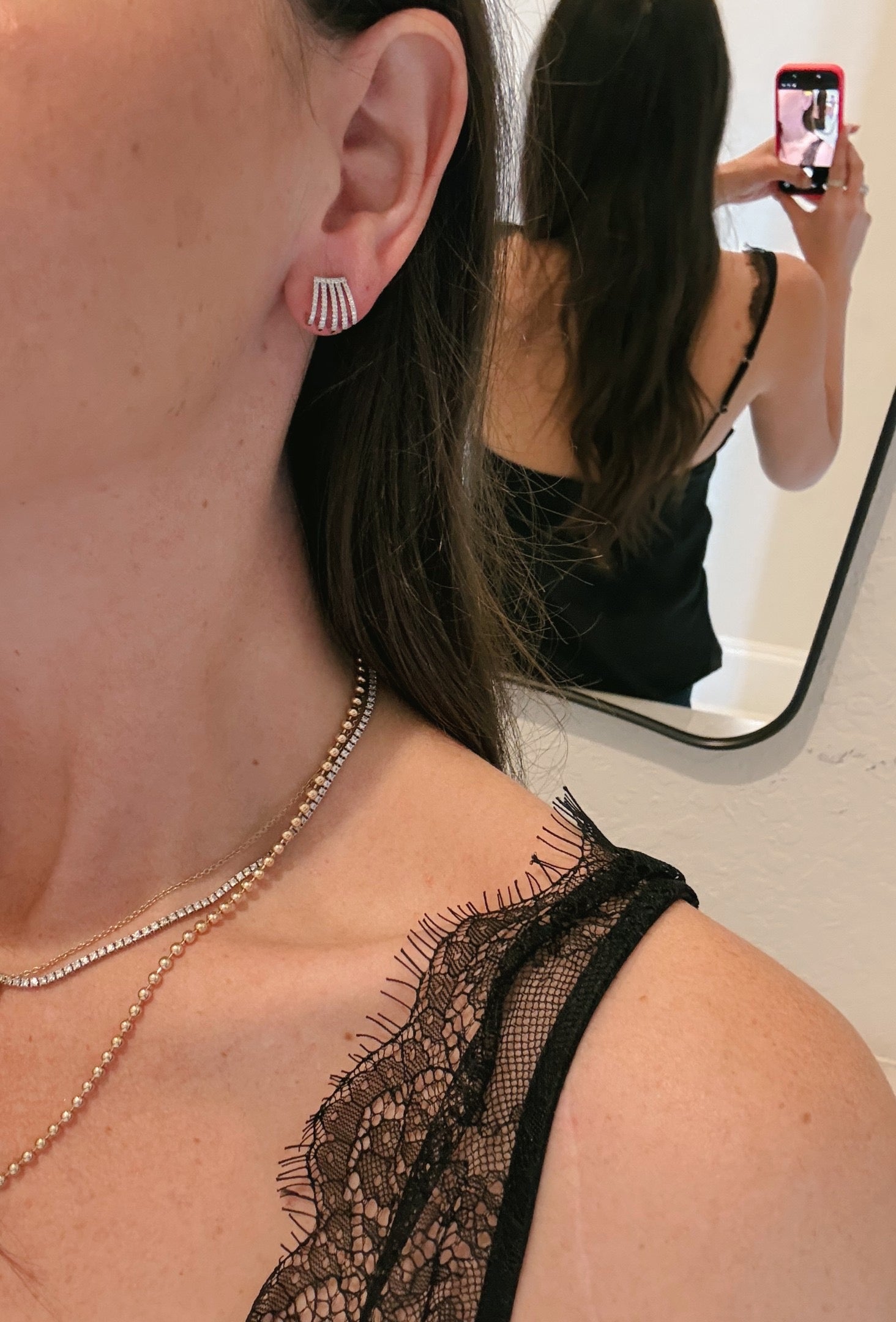 Diamond 5 Claw Studs