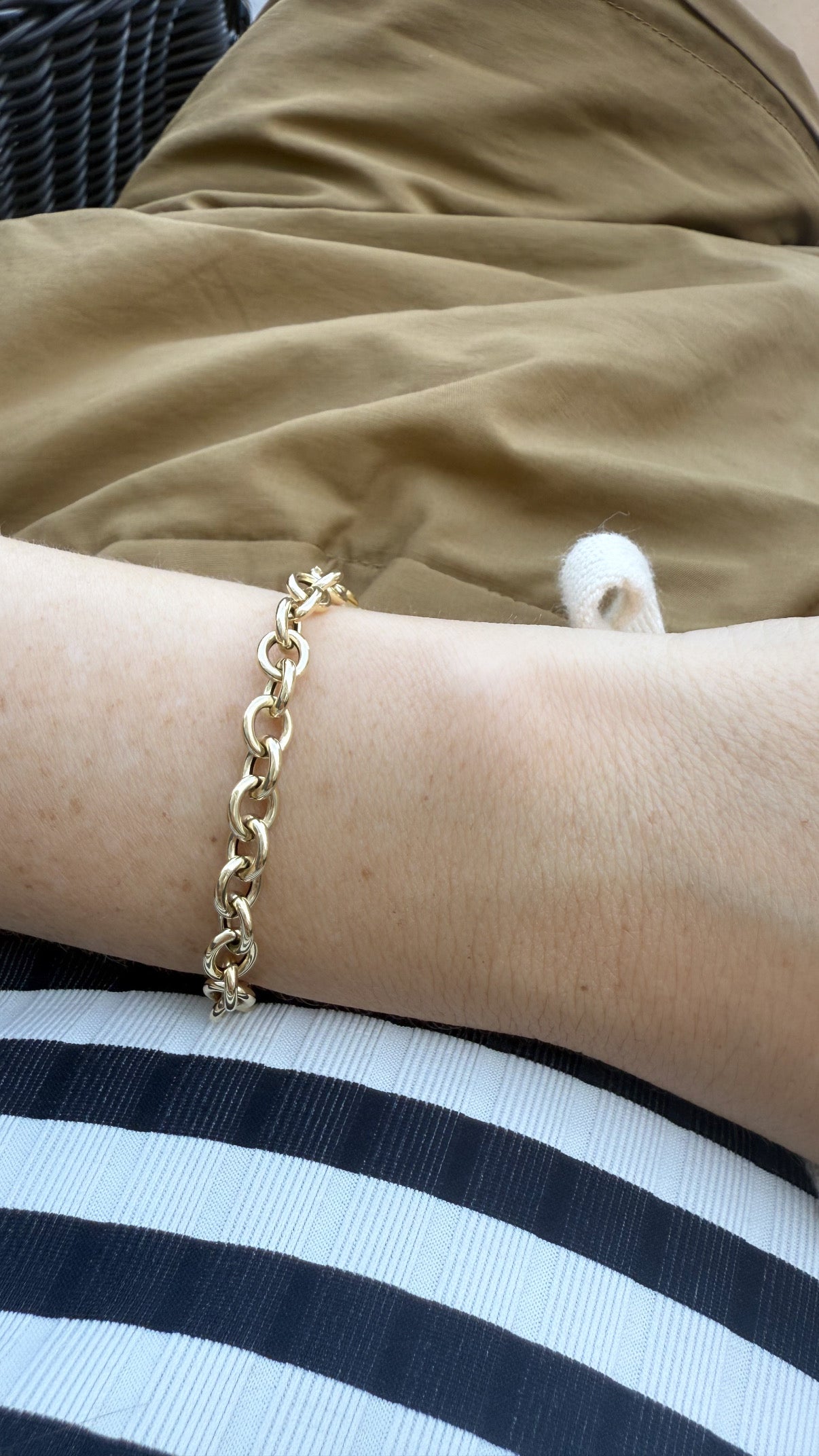 Large Oval Link Chain Bracelet