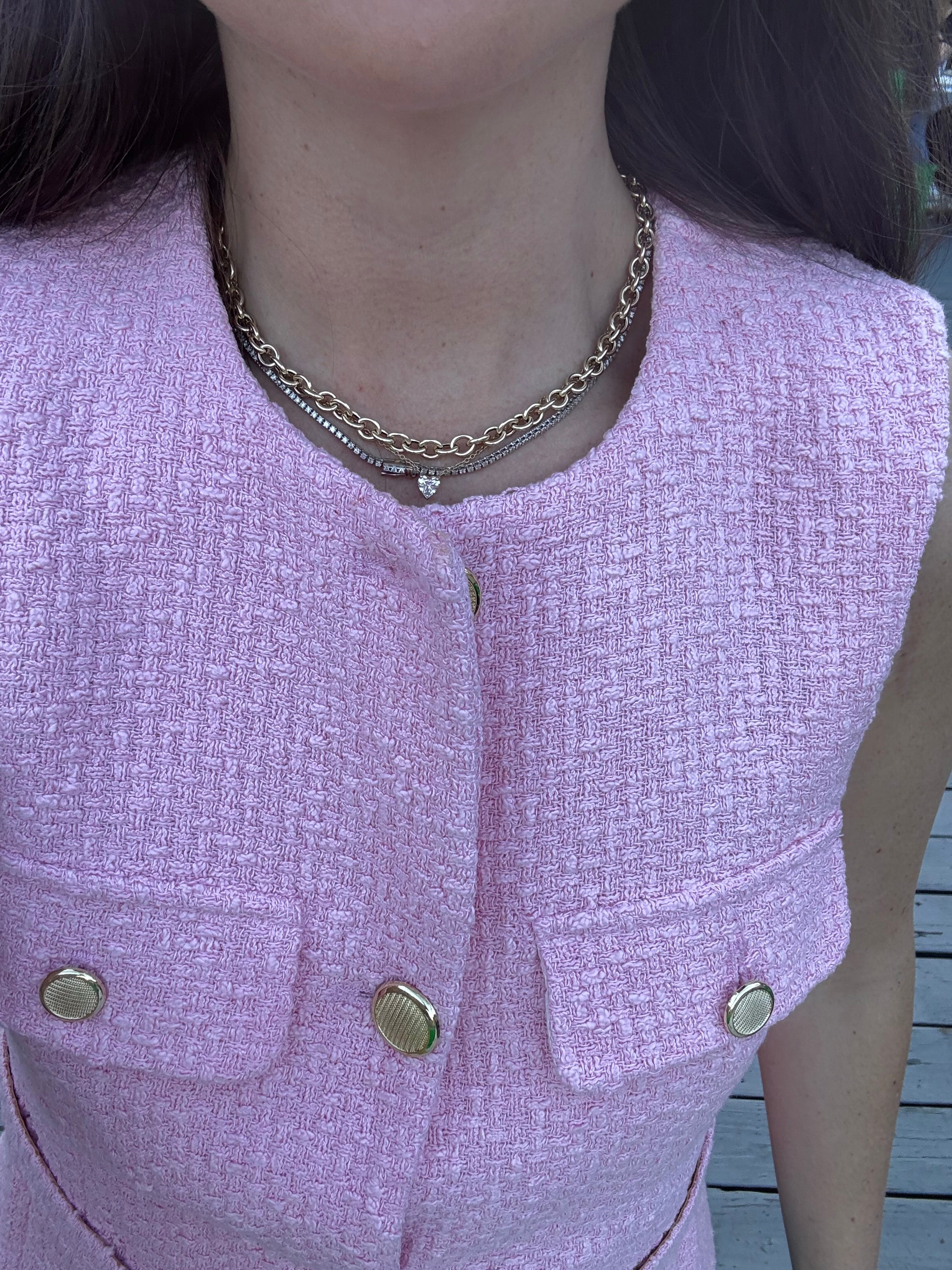 Large Oval Link Chain Necklace