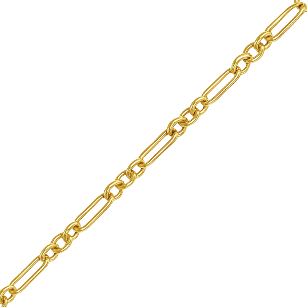 Small Mixed Link Chain Necklace