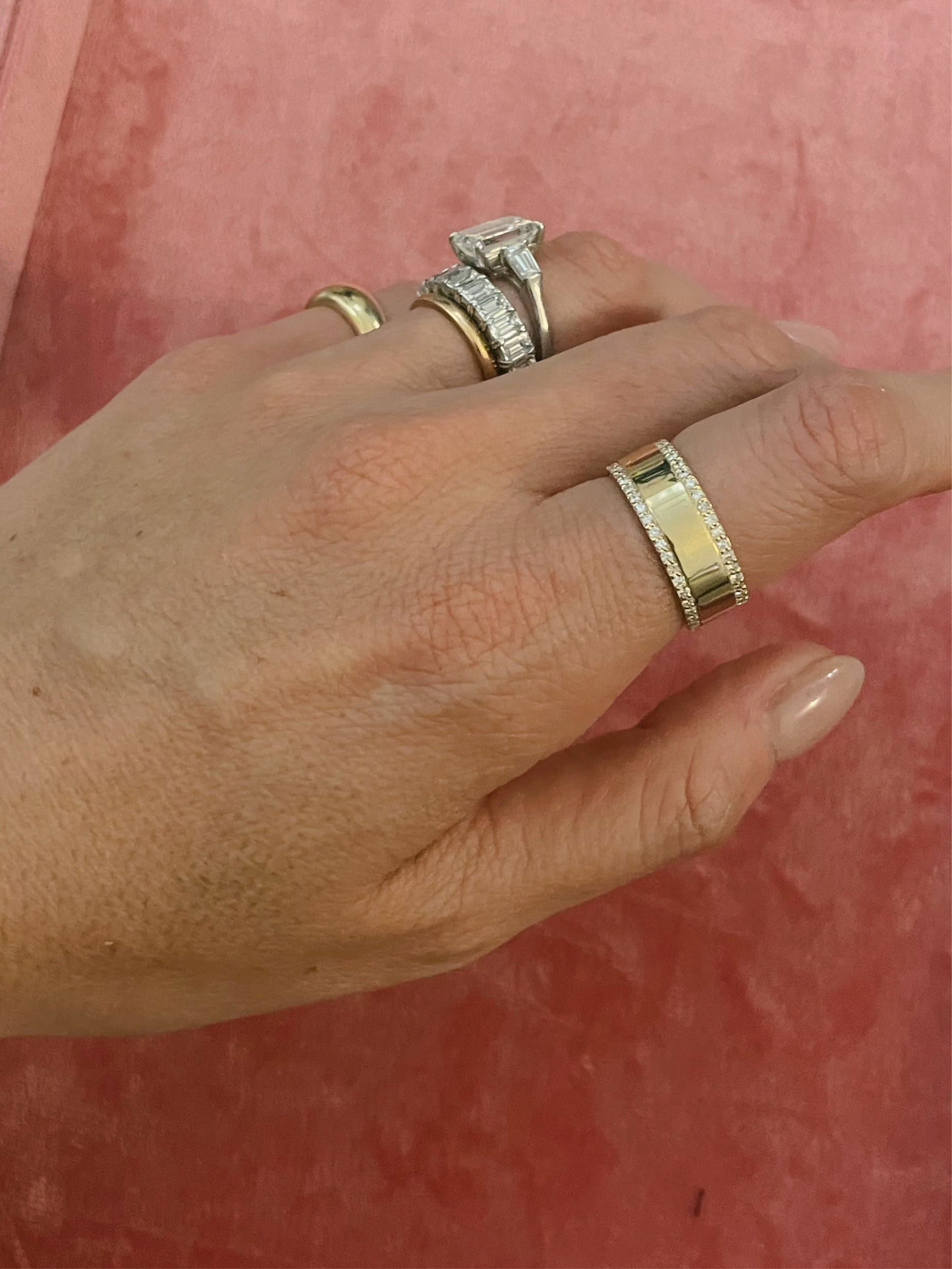 Diamond & Gold Cigar Band