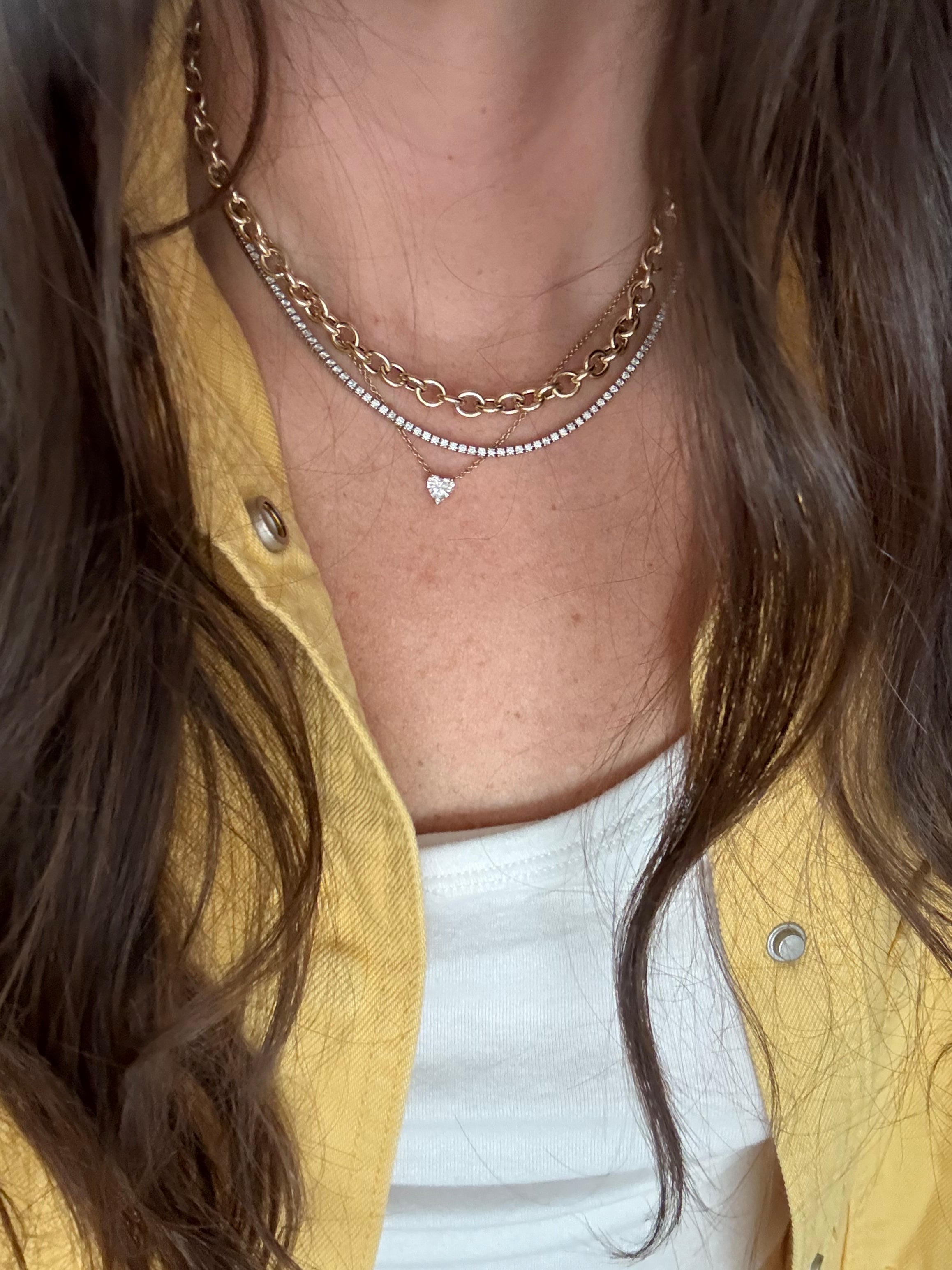 Large Oval Link Chain Necklace