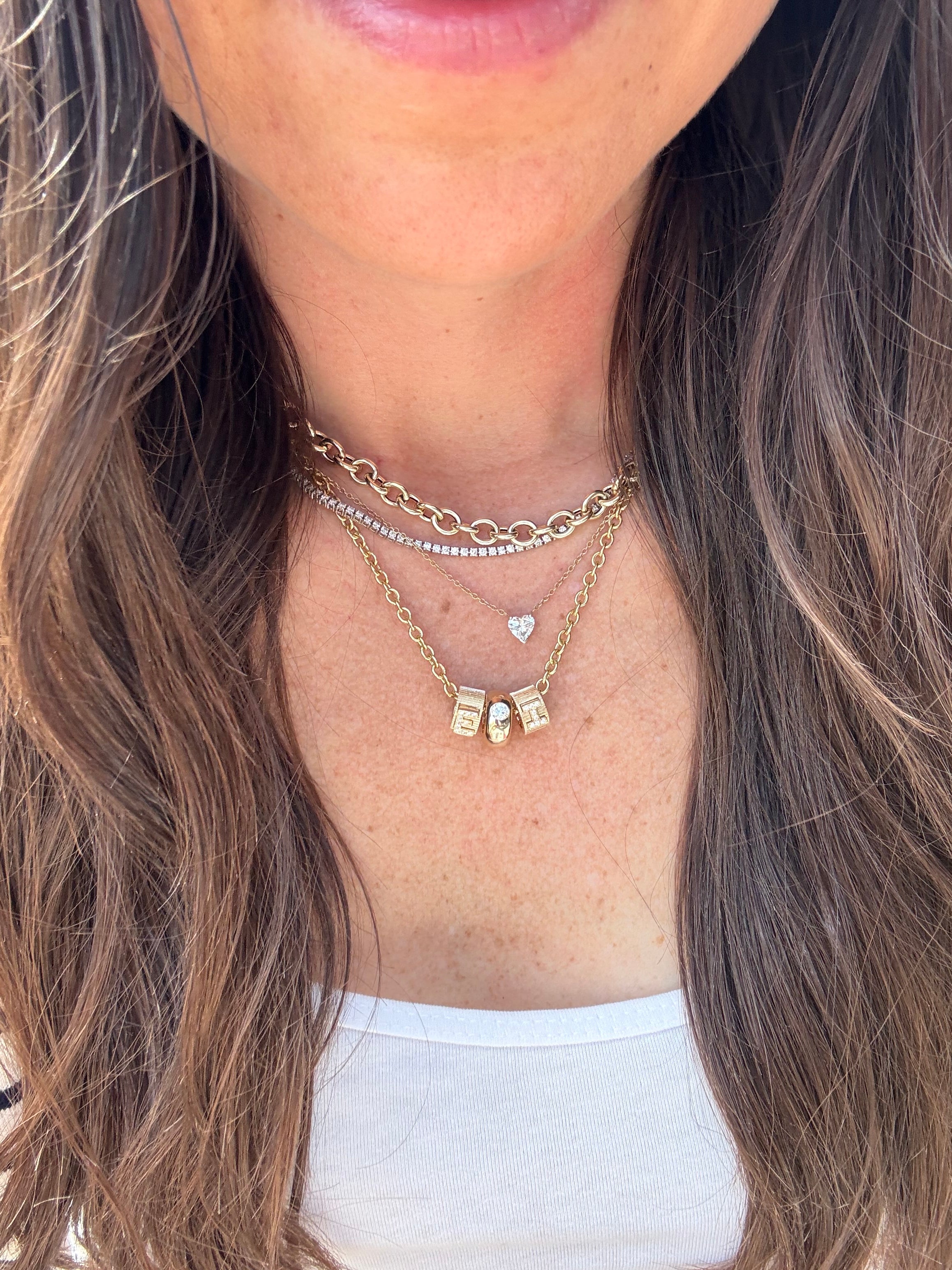 Small Oval Link Chain Necklace