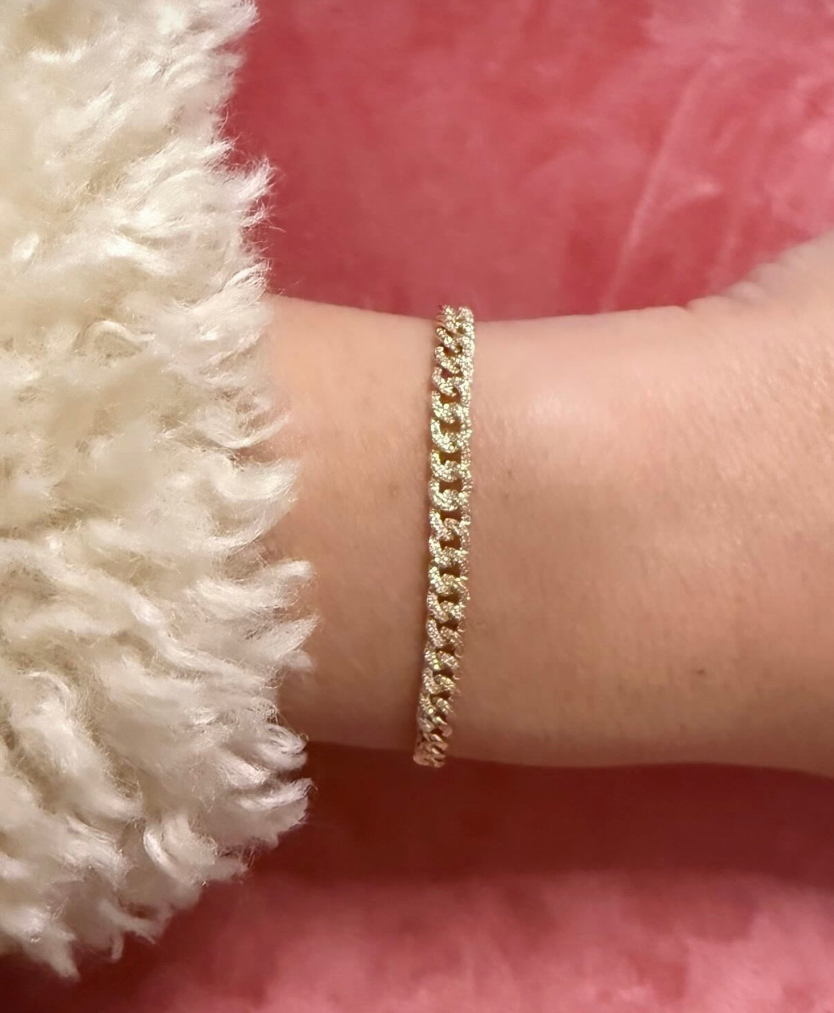 Pave Diamond Cuban Bracelet