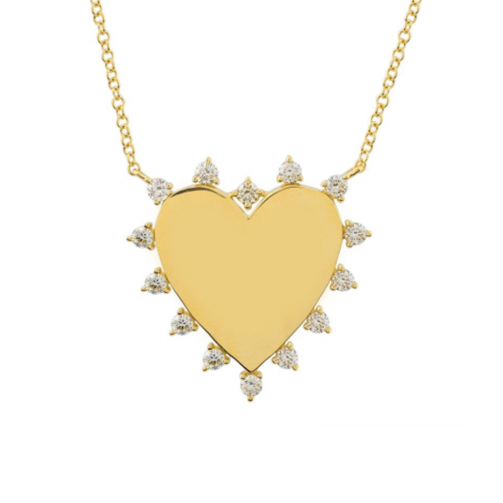 Starburst Heart Necklace