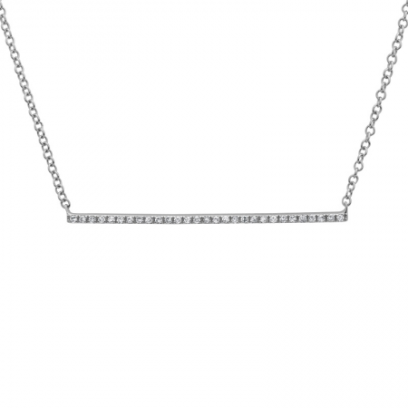 Diamond Bar Necklace