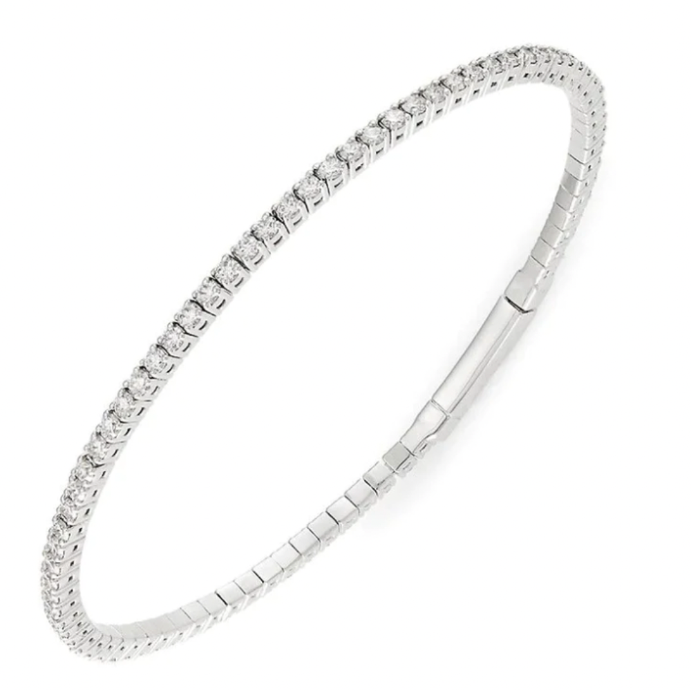 Diamond Flexible Bangle