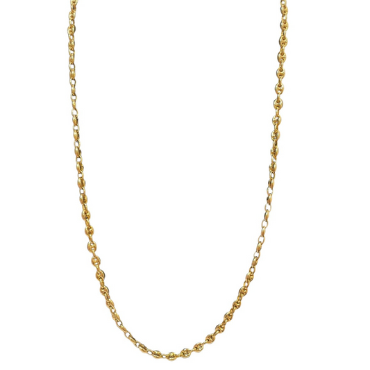 Mini Puffed Mariner Chain Necklace